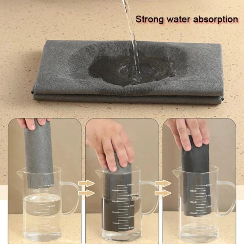 Magic glass cloth