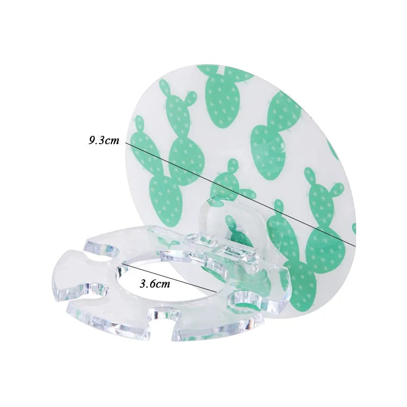 Adhesive toothbrush hanger