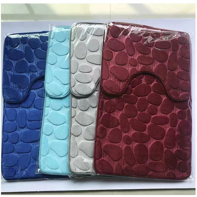 Bathroom mat set of 3