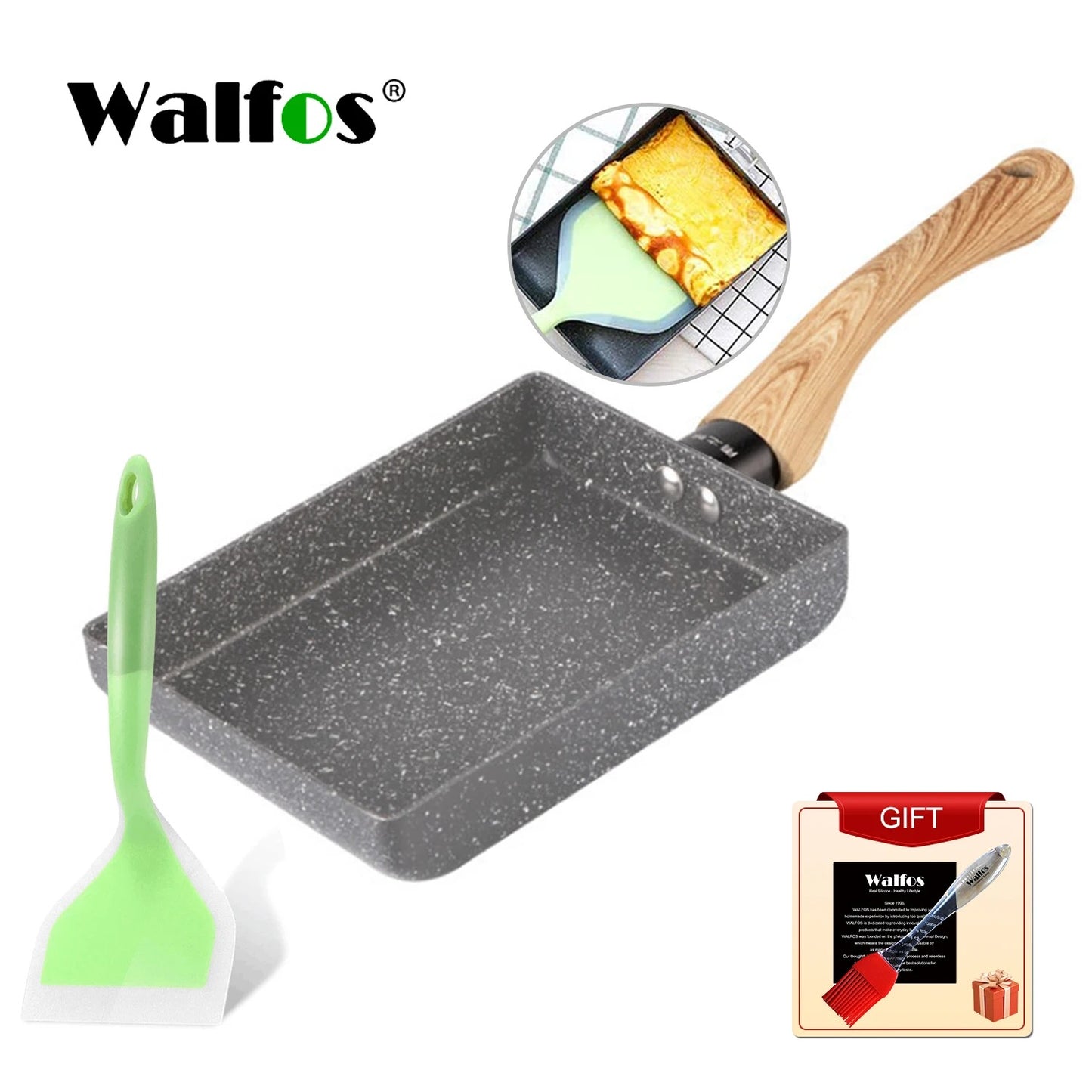 Walfos Tamagoyaki Omelette non-stick frying pan