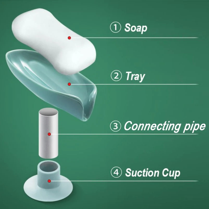 Suction cup soap holder