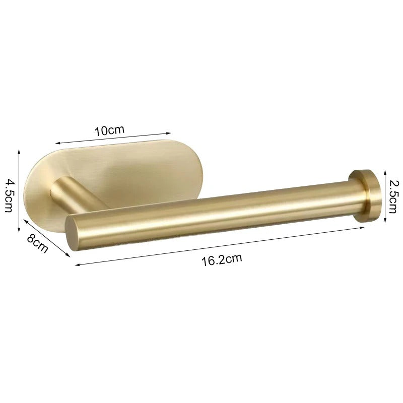 Adhesive toilet roll holder