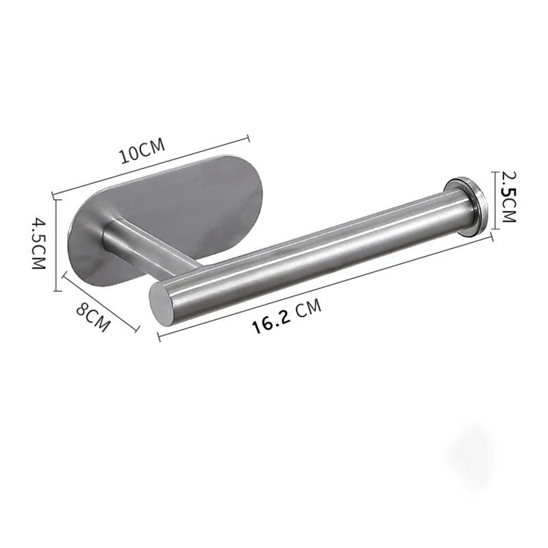Adhesive toilet roll holder